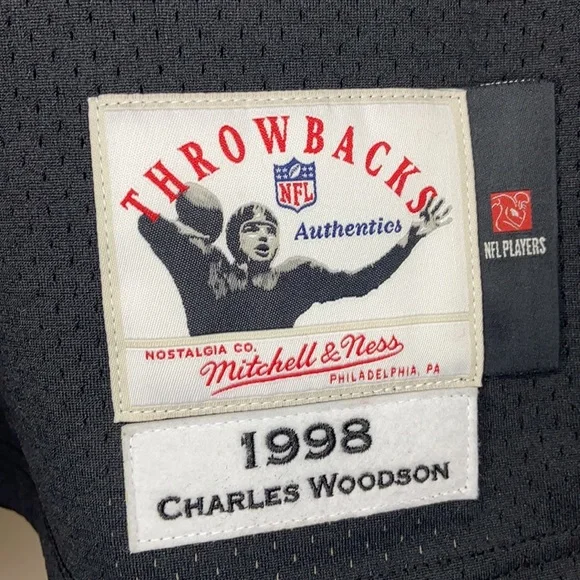Oakland Raiders 🏈 Charles Woodson #24 jersey | Throwback ‘98 | Good Condition - Picture 3 of 4